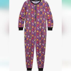 Tomboyx Monster Mash Onesie, Unisex, Zipper Pajamas, All Day Comfort large
